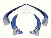 Jaguar E-Type S1 S1.5 stainless steel bumpers,  XKE,  E Type,  Etype,  S1