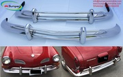 Volkswagen Karmann Ghia US type bumper (1970 – 1971) stainless steel