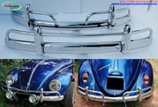 Volkswagen Beetle USA style bumper (1955-1972) by stainless steel  